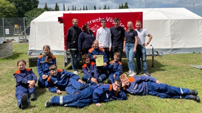 Eine neue Zelthaut für die Jugend- und Kinderfeuerwehr
