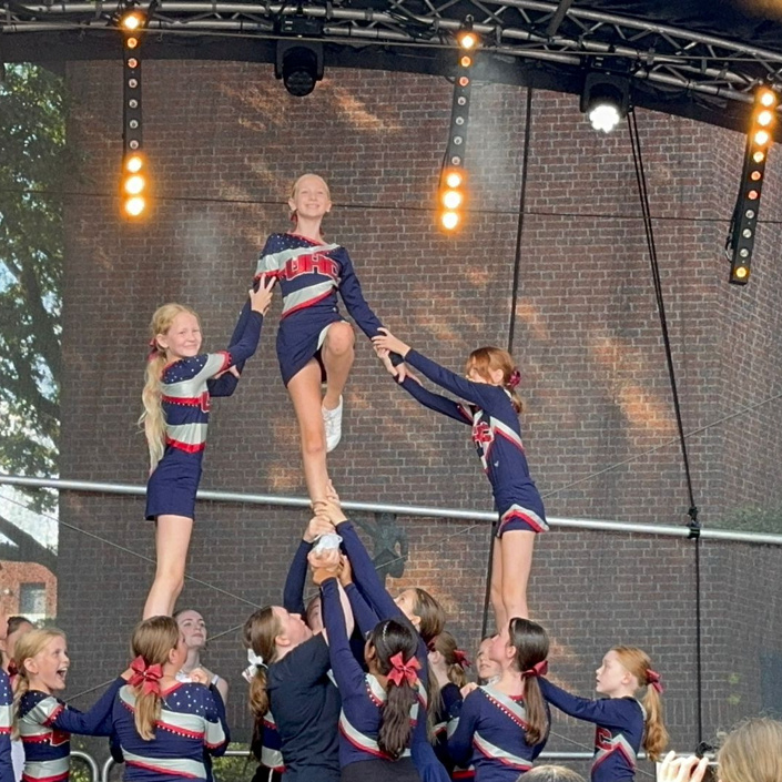 Kostüme für die Cheerleader