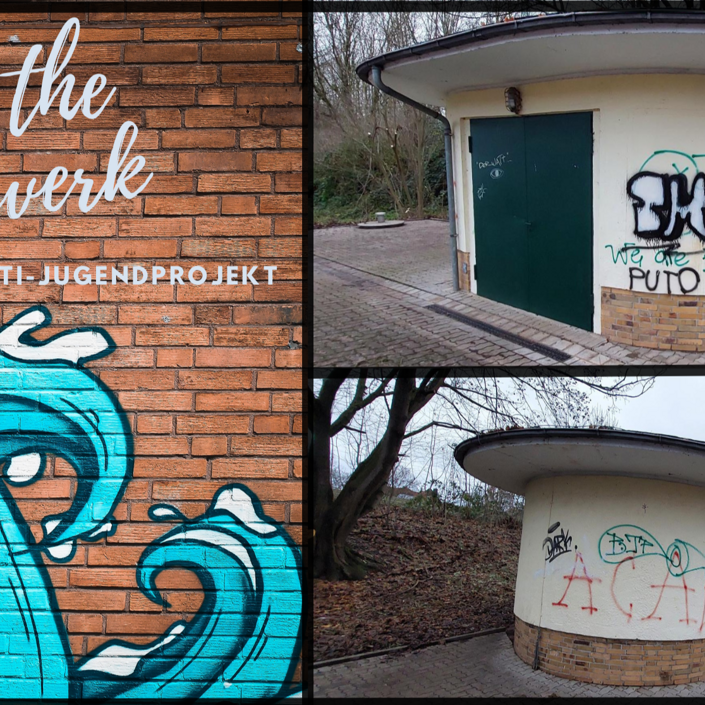 Volksbank: Pimp das Pumpwerk - Graffiti Jugendprojekt in Kirchohsen