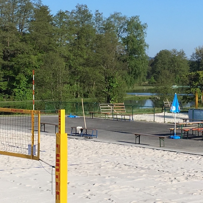 Küche für Beachvolleyballanlage