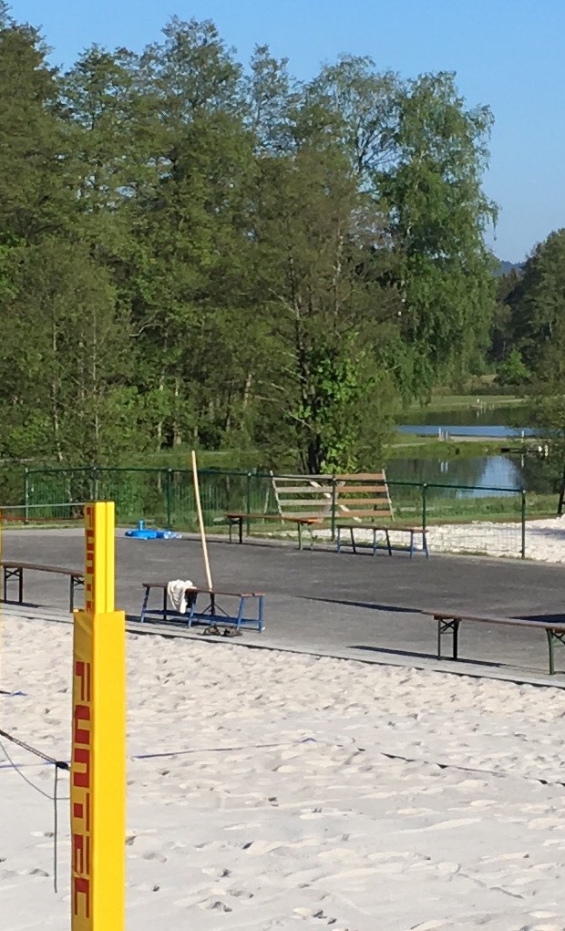 Küche für Beachvolleyballanlage