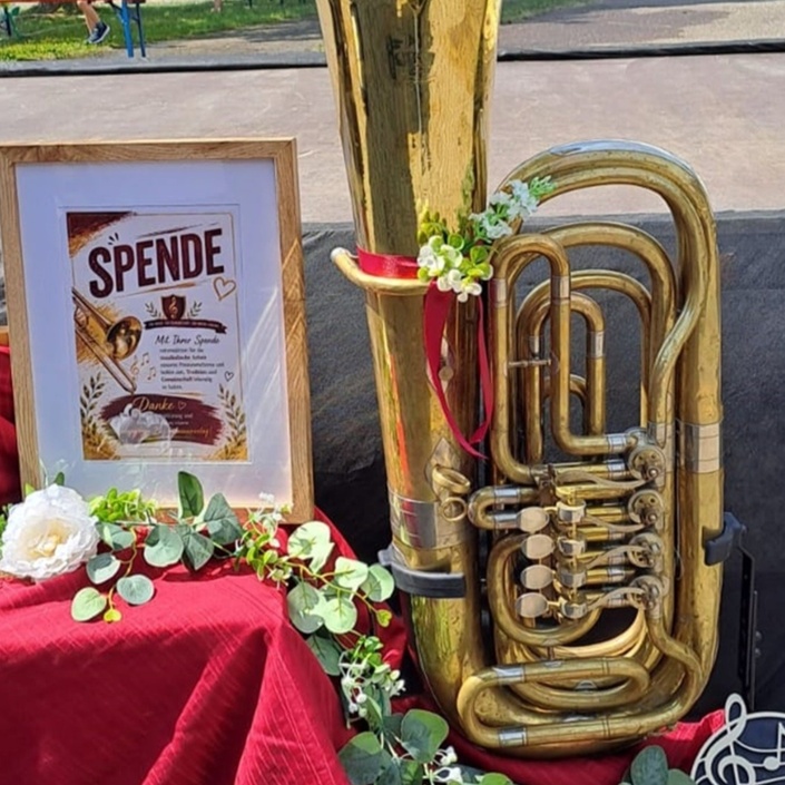 Eine neue Tuba für unseren Posaunenchor Heroldingen