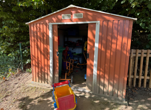 Gerätehaus für das Familienzentrum Eichen - Kita Regenbogen