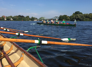 Neues Ruderboot für den Ruderklub Normannia