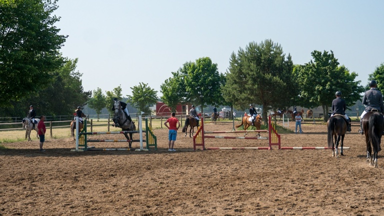 Erneuerung des Turnier-Abreiteplatzes