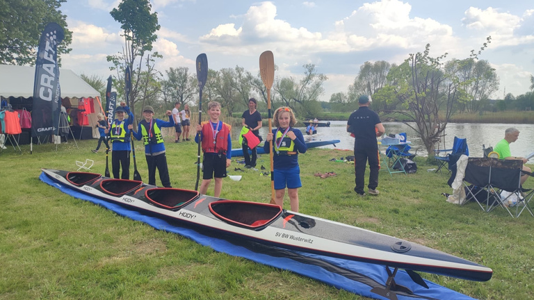 MINI K4 Kajak für unseren Nachwuchs