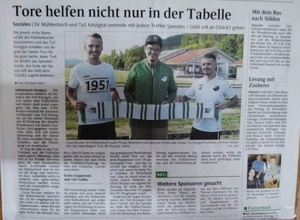 Torekonto - Treffer für den guten Zweck