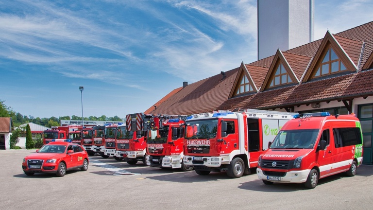 Feuerwehr Landsberg: Erneuerung der Terrasse für unsere Mitglieder