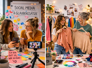 Farben, Stil & Vertrauen: Mutter-Tochter- Workshop zu Social Media