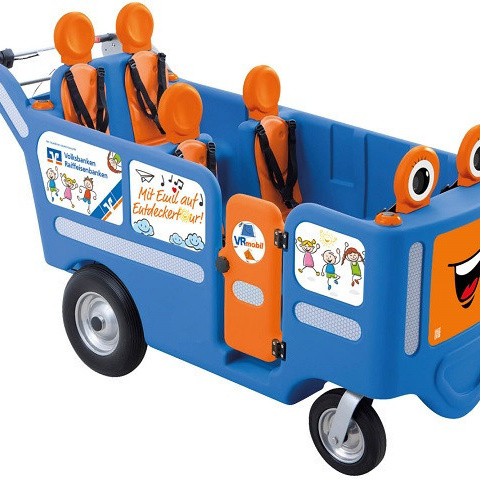 Krippentaxi für die Küken vom Kindergarten Spatzennest Hohenaltheim