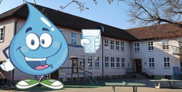 Wasserspender für die Schüler der Goetheschule