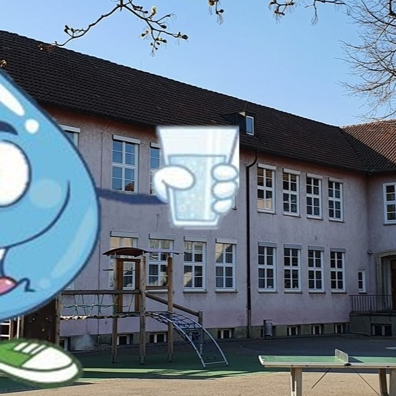 Wasserspender für die Schüler der Goetheschule