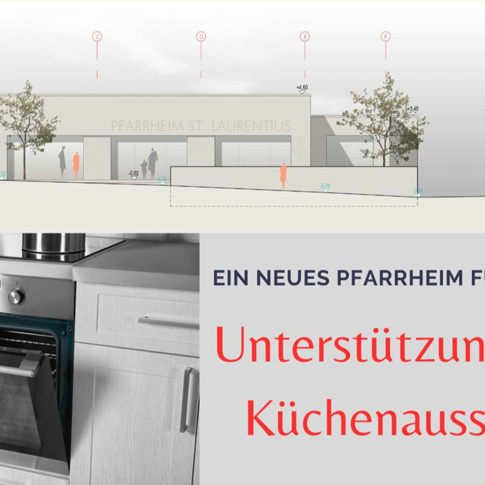 EIne Küche für das neue Pfarrheim