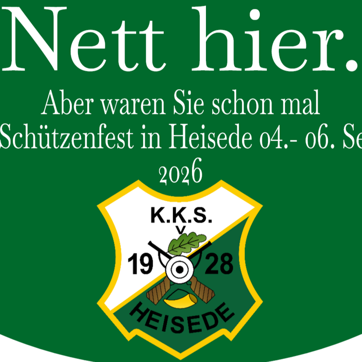 Schützenfest Heisede 2026