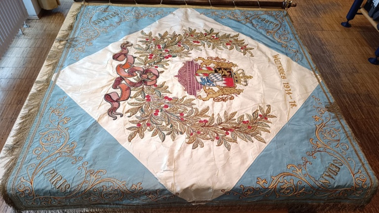 Historische Vereinsfahne von 1871 erhalten