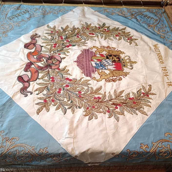 Historische Vereinsfahne von 1871 erhalten