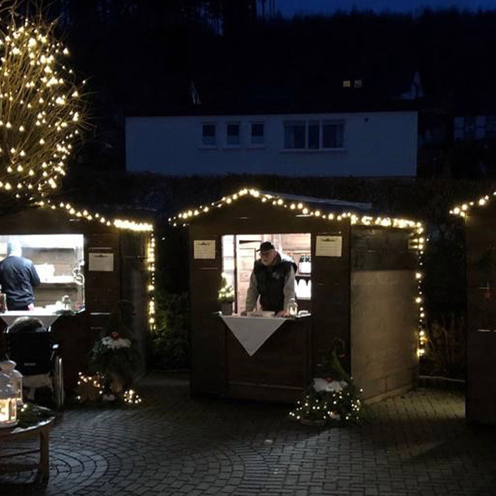 Markthütten für das Richard-Winkel-Zentrum Maumke