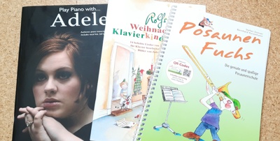 Anschaffung von Noten und Notenschrank