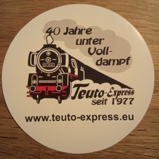 Aufkleber Teuto-Express