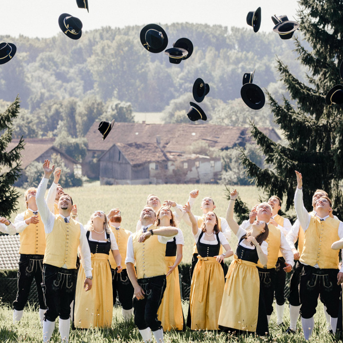 Neue Notenpult-Banner mit Vereinslogo