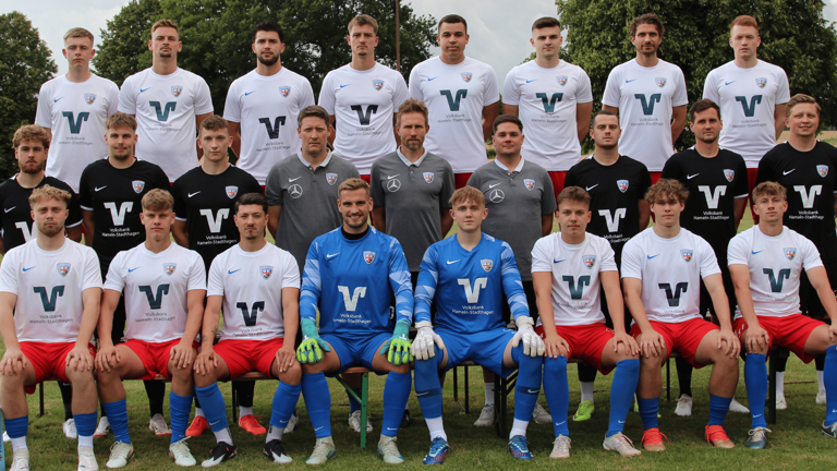 Volksbank: Neue Ausstattung FC Bad Pyrmont Hagen