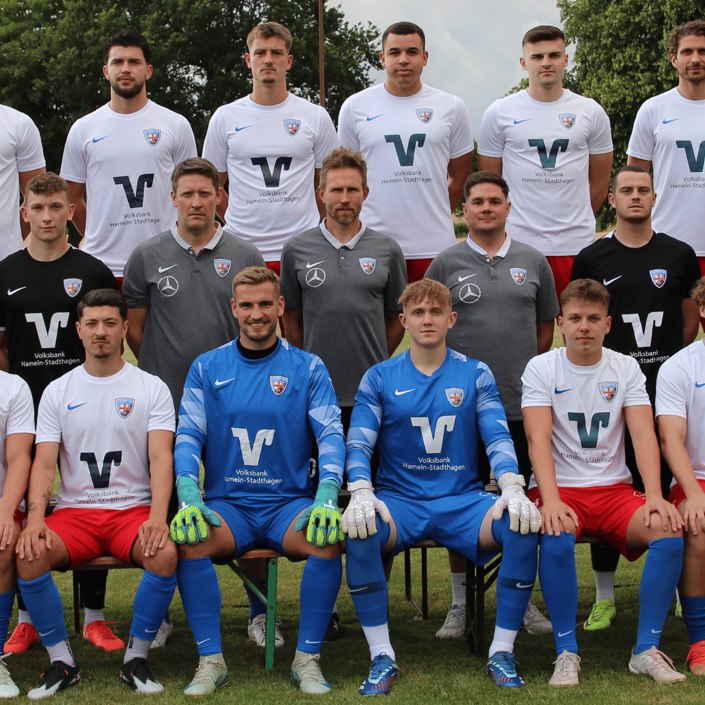 Volksbank: Neue Ausstattung FC Bad Pyrmont Hagen