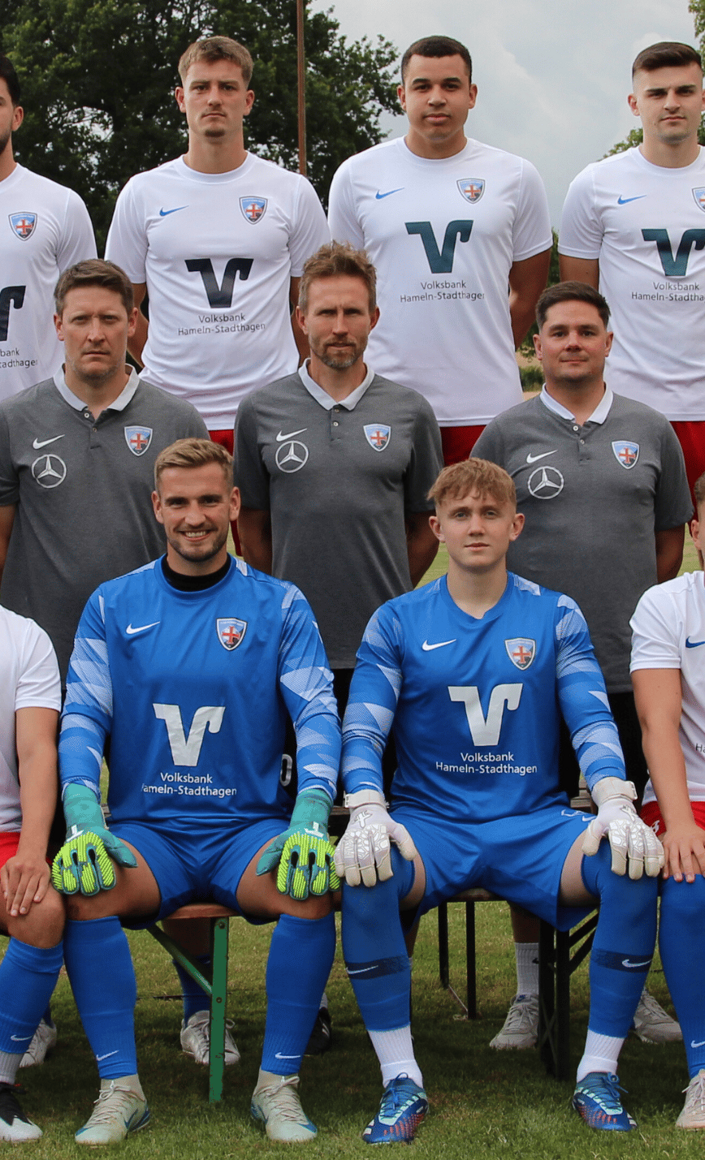 Volksbank: Neue Ausstattung FC Bad Pyrmont Hagen