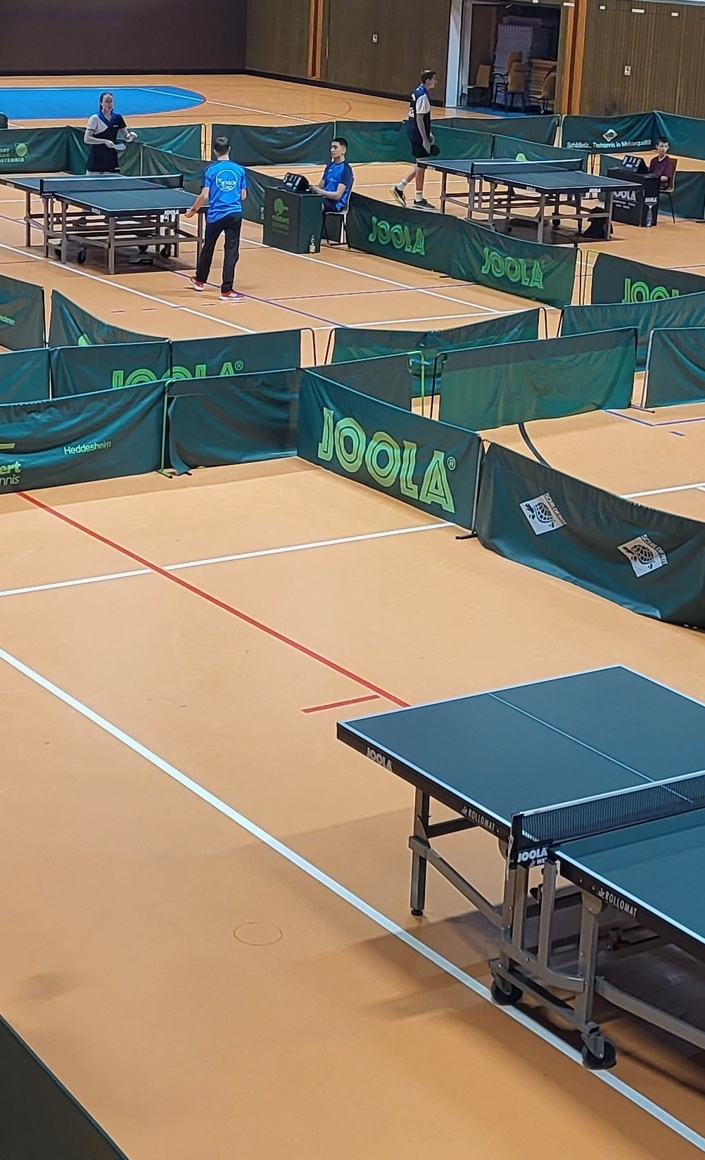 Neue Tischtennistische für den SV 1896 Mörlenbach