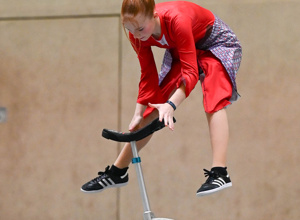 Einradteam des SSV Nümbrecht auf dem Weg zur WM