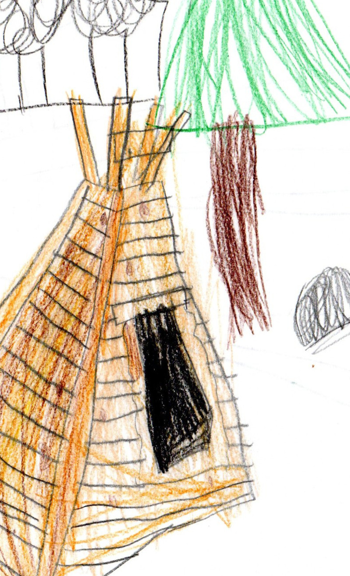Tipi für die Waldoase