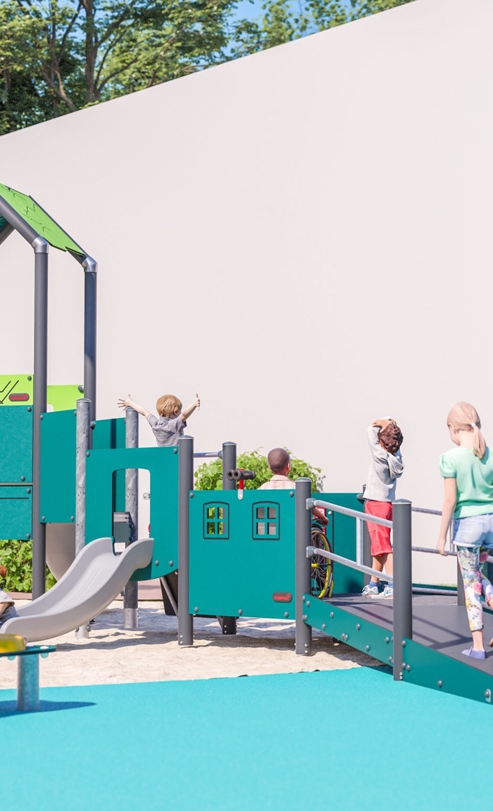Barrierefreier Spielplatz Kita "Schatzkiste" Ibbenbüren