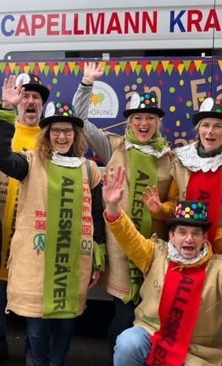 Fastelovvend mit dem Höfling