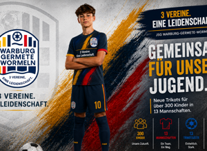 Neue Trikots für unsere Jugend! JSG Warburg-Germete-Wormeln