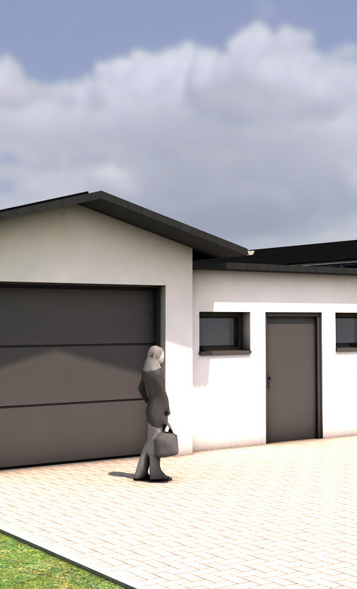 Neubau Doppelgarage/Gerätelager