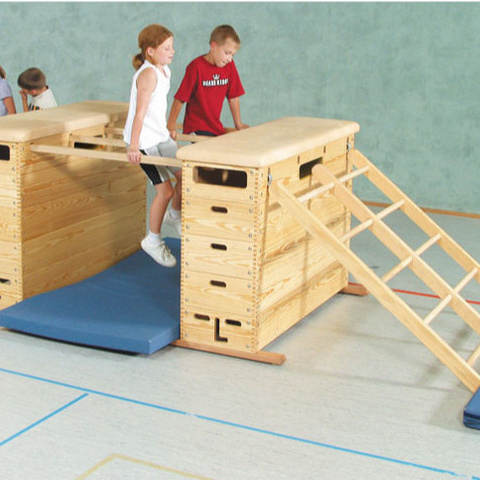 Das Turnen mit dem Sprungkasten