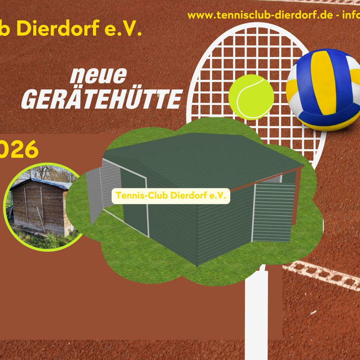 Gerätehaus für TC Dierdorf