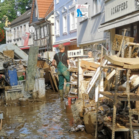 Hochwasserkatastrophe - MVB erhöht Spende um 50%