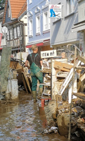 Hochwasserkatastrophe - MVB erhöht Spende um 50%