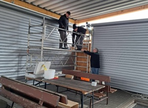 Stockschützen Karlshuld - Biertischgarnituren erneuern