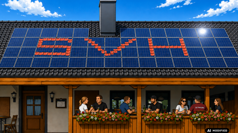 Sonne. Sport. Zukunft. - Die Photovoltaikanlage des SV Hetzles