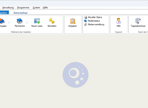 Bücherei Aura - neue Software