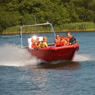 Bootsfahrt Rettungsboot