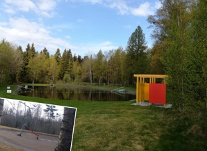 Rutschenspaß im Waldbad