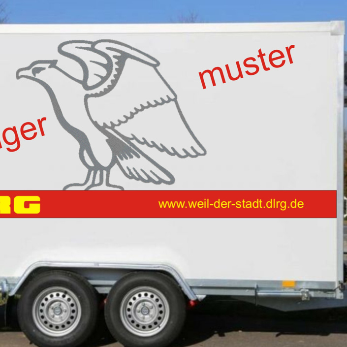 Kühlanhänger für die DLRG OG Weil der Stadt