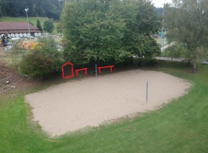 Sanierung Beachvolleyballfeld Freibad Haslach i.K.