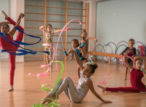 Wettkampffläche für Rhythmische Sportgymnastik