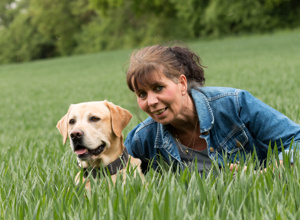 Therapie mit Hund Sam