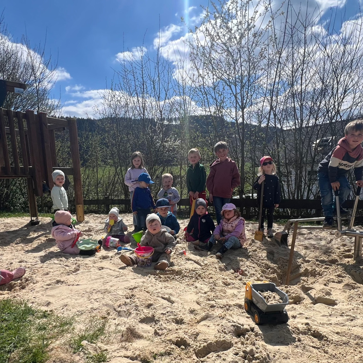 Sonnensegel für den Spielplatz Niedersalwey