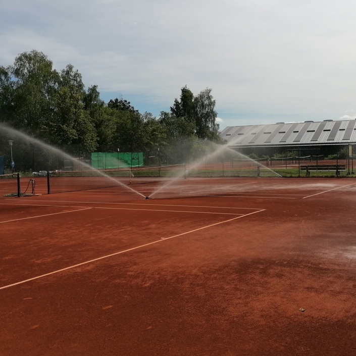 Neue Pumpe für Berieselungsanlage der Tennisplätze am Untreusee