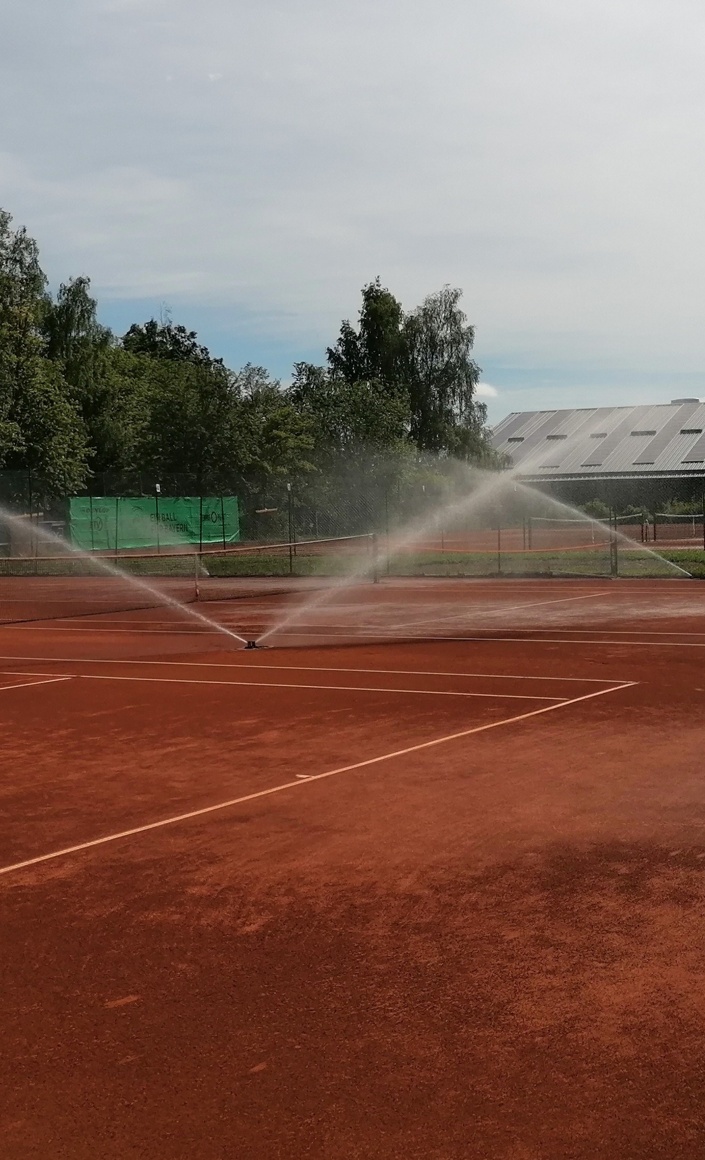 Neue Pumpe für Berieselungsanlage der Tennisplätze am Untreusee